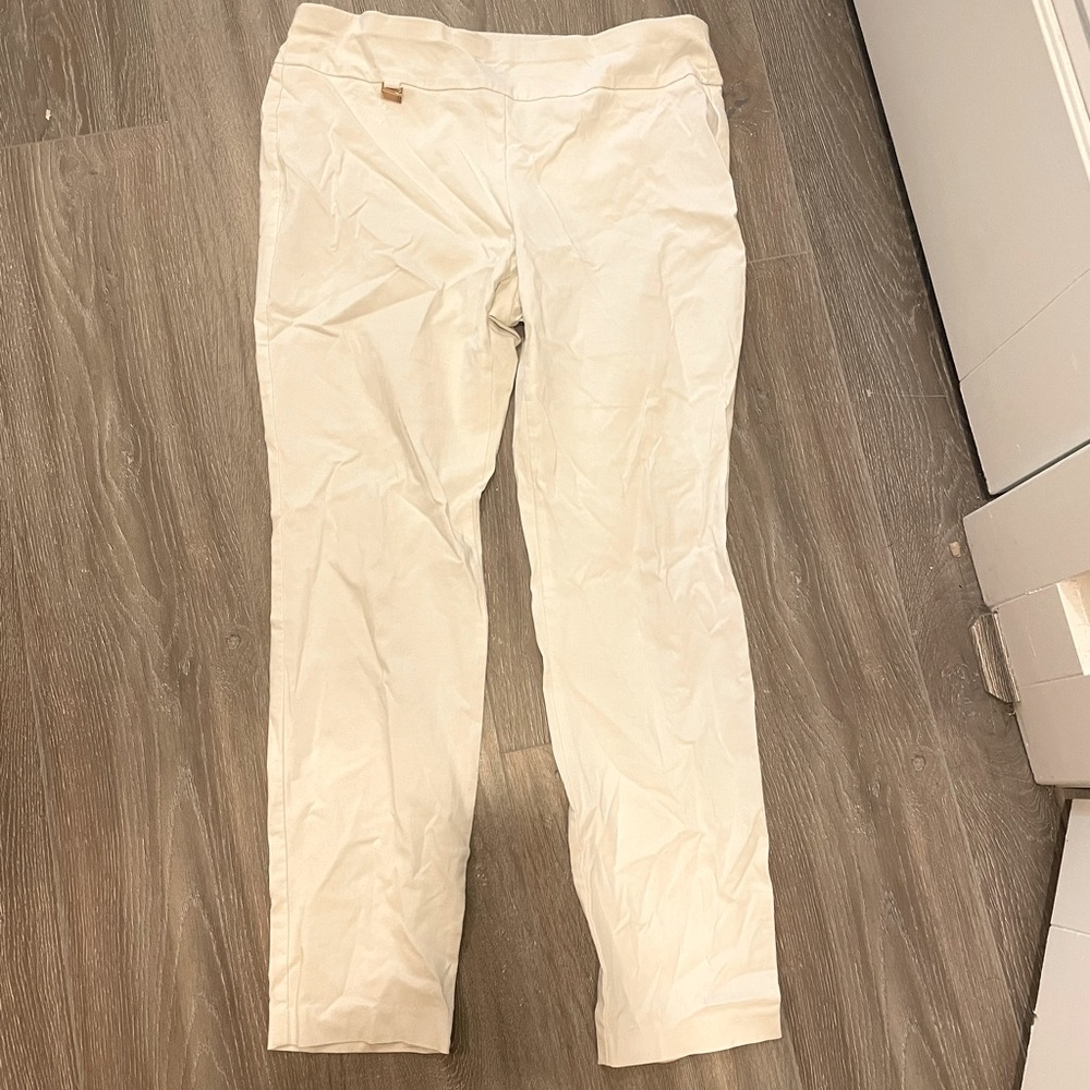 White Slim Alfani Work Pants